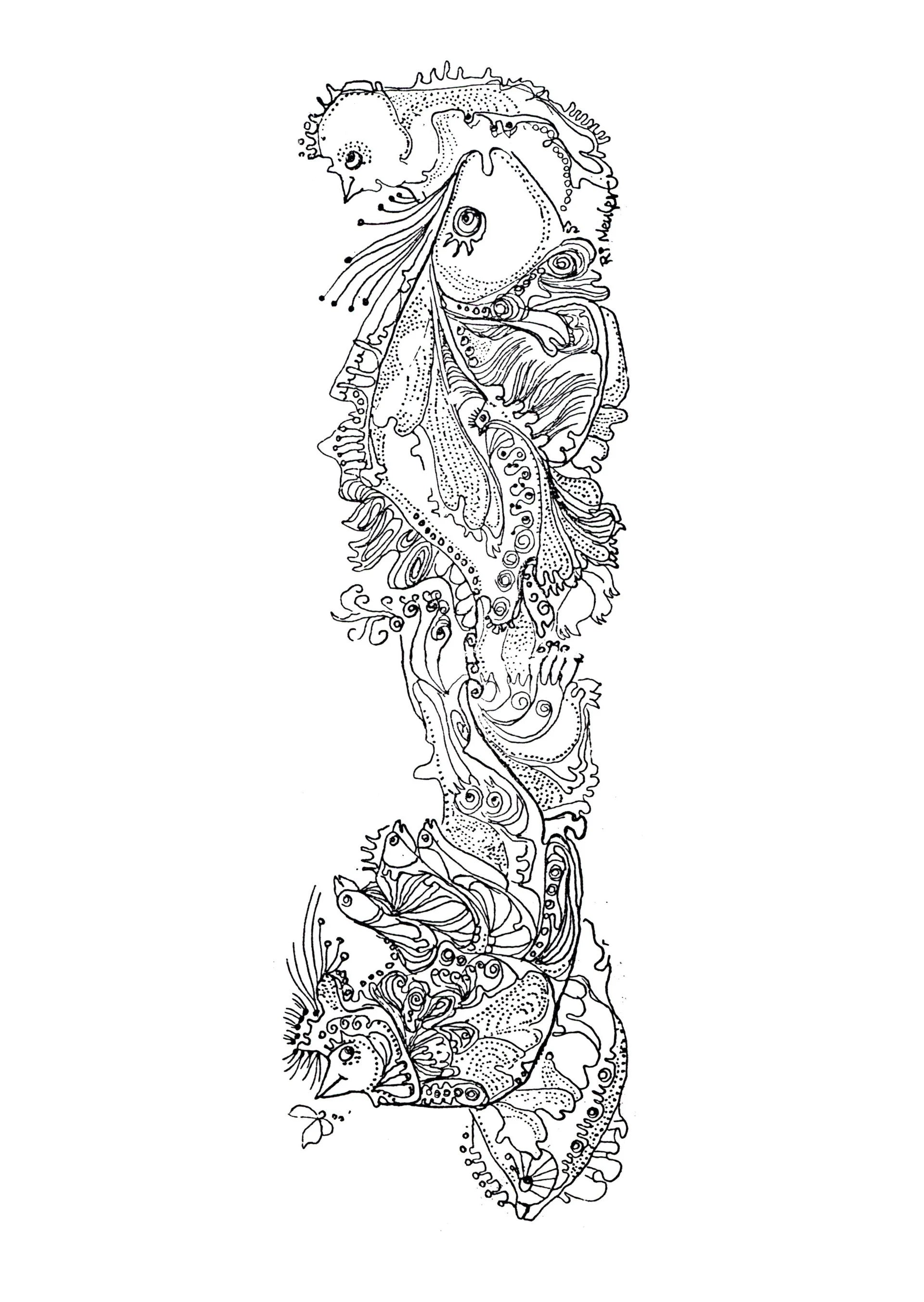 5er Postkarten-Set – Doc Lurchs Tinten-Träumereien (25 Karten)