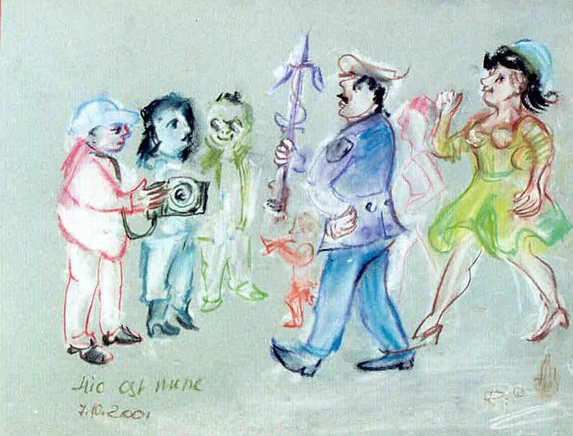 MATERIE | Postkarten-Set „Party der Legenden“ (15 Karten)